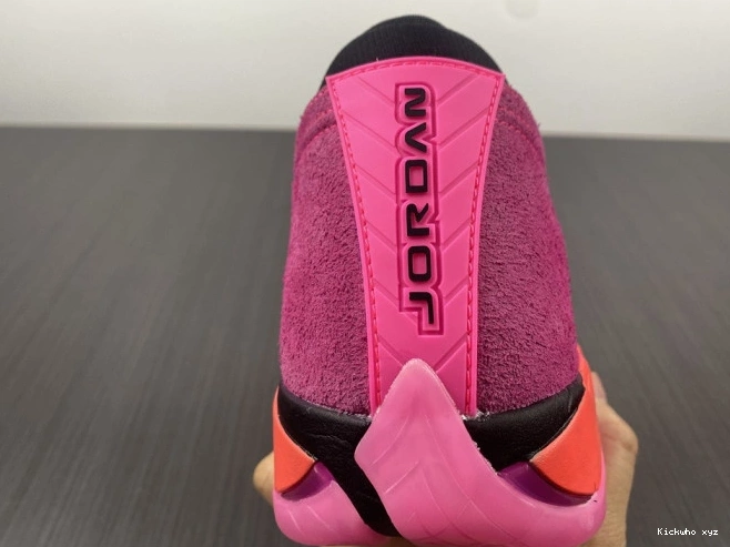 Retro DH4121-600 Pink Jordan 14 Low Shocking (W) 0803